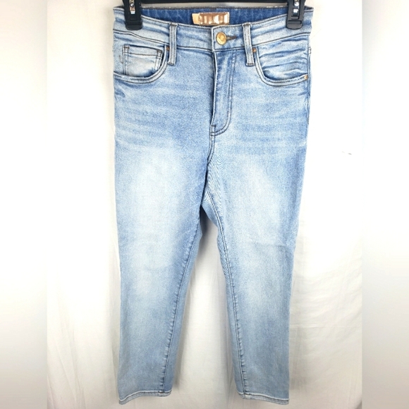 Kut from the Kloth Denim - Kut From The Kloth Catherine's Crop Straight Light Blue Washed Women Jeans Sz 0